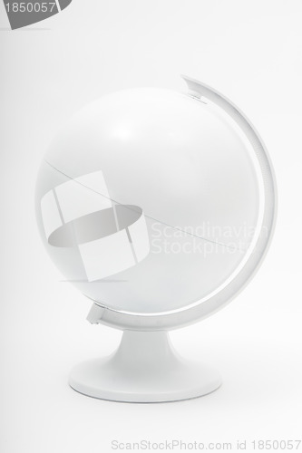 Image of Blank globe isolated