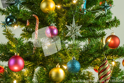 Image of Christmas ornaments