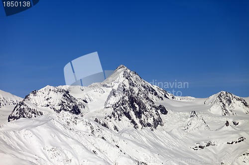 Image of Snow covered mountains