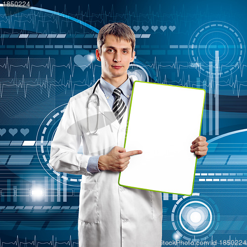 Image of Doctor Man With Write Board