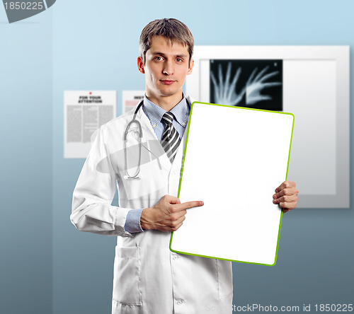 Image of Doctor Man With Write Board