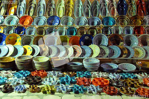 Image of Oriental pottery store