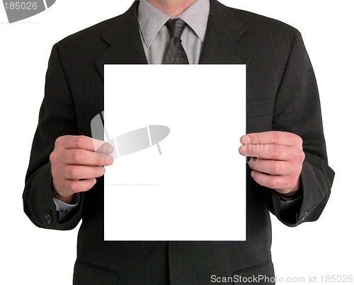 Image of Businessman Presentation (Blank)