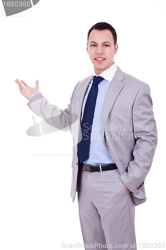 Image of inviting business man