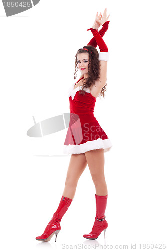 Image of sexy santa woman