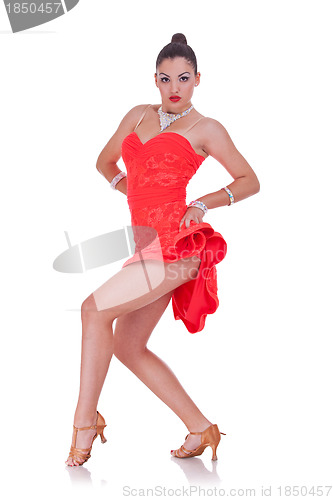 Image of youn latino dancer with nice legs