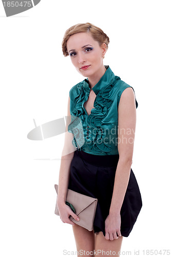 Image of  fashion woman looking at camera