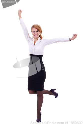 Image of Successful young business woman