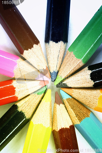 Image of Close-up pencil.