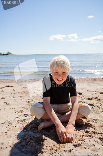 Image of Boy on the beach