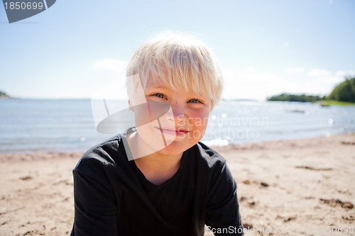 Image of Boy on the beach