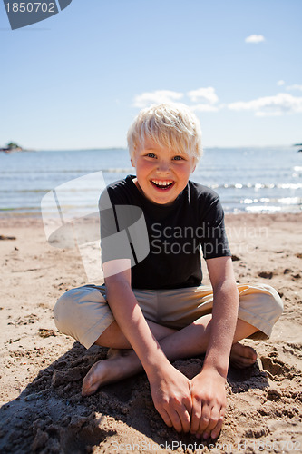 Image of Boy on the beach