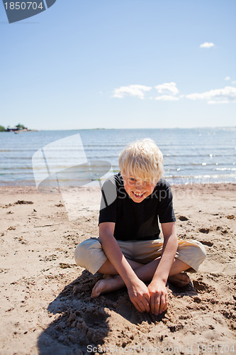 Image of Boy on the beach