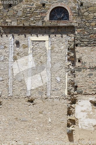 Image of old house facade detail