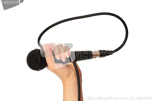 Image of black microphone