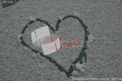 Image of Merry Christmas heart