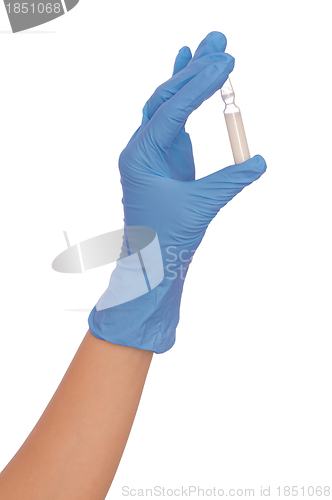 Image of ampule for making a vaccination