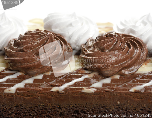 Image of Dark And White Chocolate Cake