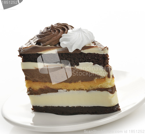 Image of Dark And White Chocolate Cake