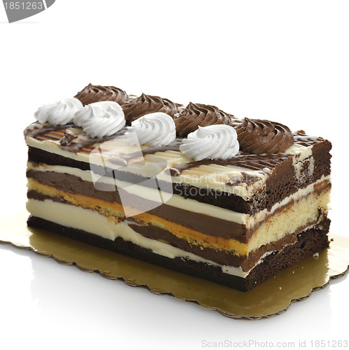 Image of Dark And White Chocolate Cake