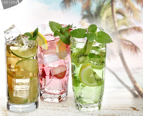 Image of Cocktails With Fruits