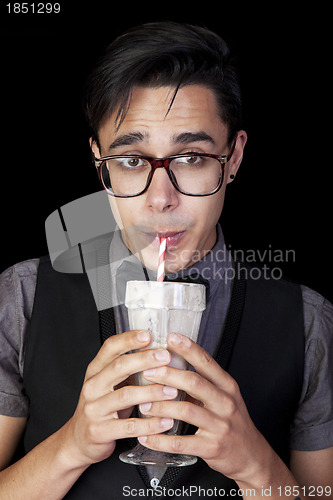 Image of Geek With Milkshake