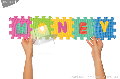Image of word money