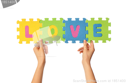 Image of the word love