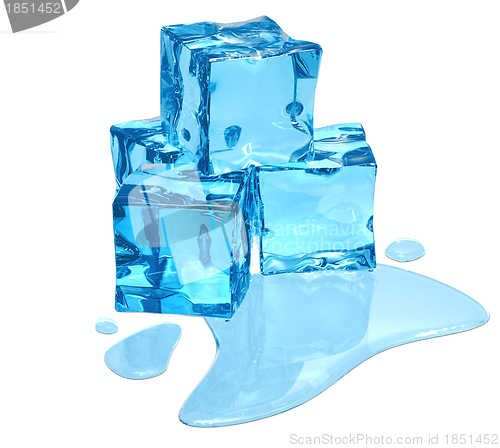 Image of blue ice