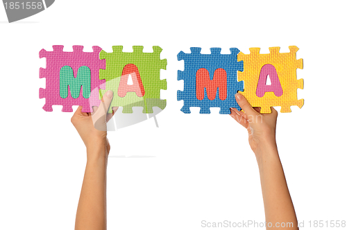 Image of word mama