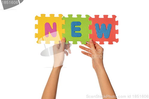Image of the word new