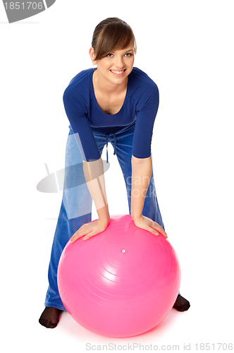 Image of Exercises on a gymnastic ball