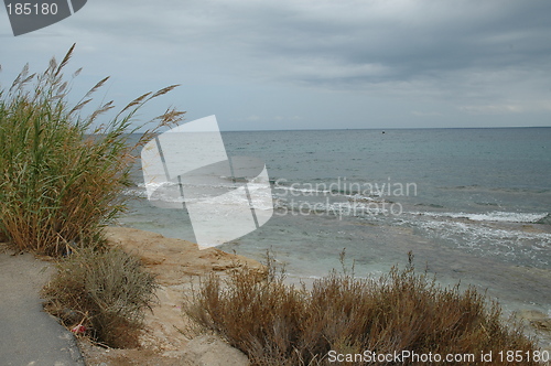 Image of Beautiful scenary of the greek seaside