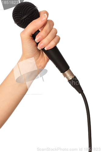 Image of black microphone