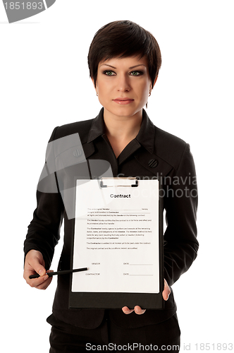 Image of signing the contract