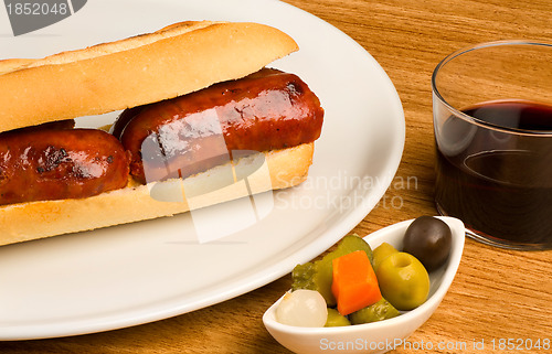 Image of Chorizo baguette