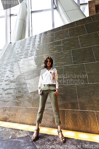 Image of Beautiful woman with standing pose