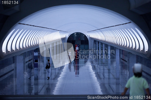 Image of interior of the Moscow  metro station, 08.07.2012