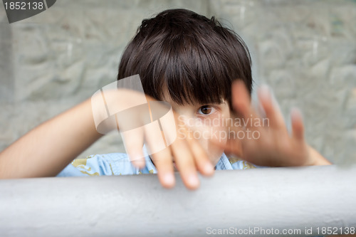 Image of little boy in expression