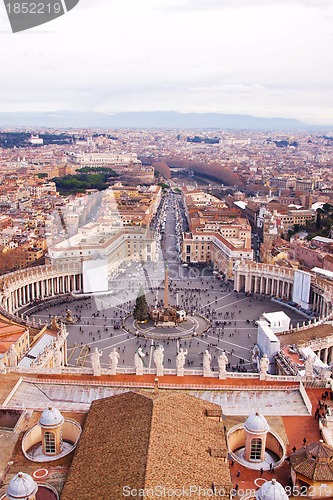 Image of Rome, Italy. Peter's Square in Vatican