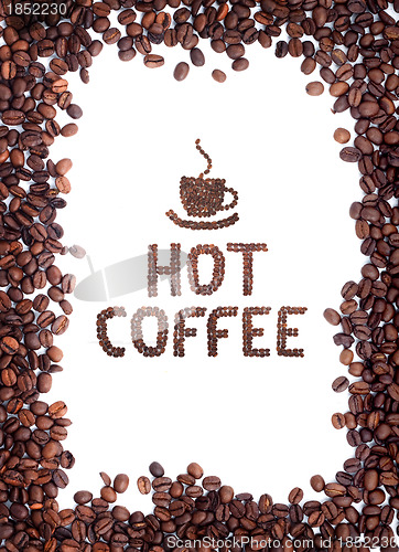 Image of Brown roasted coffee beans