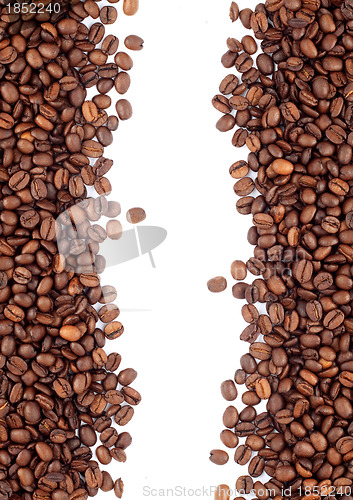 Image of Brown roasted coffee beans