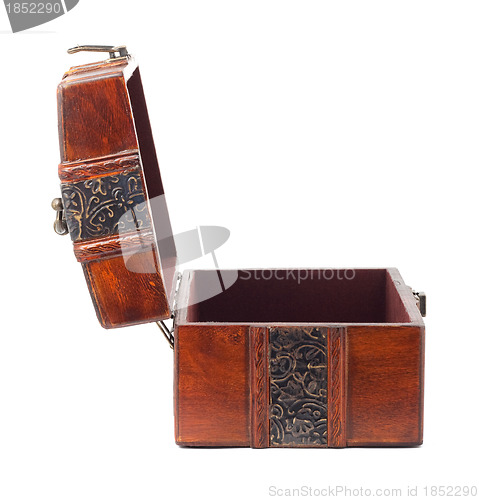 Image of Treasure Chest. Isolated on a white background