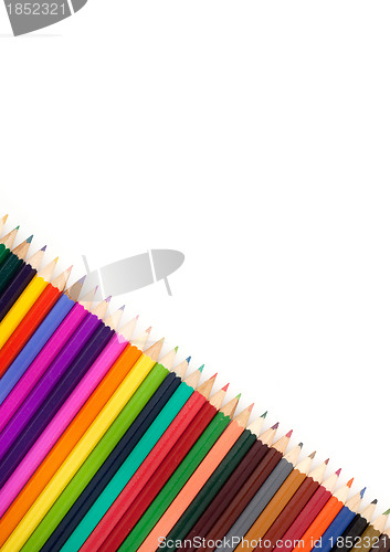 Image of Assortment of coloured pencils
