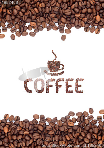 Image of Brown roasted coffee beans