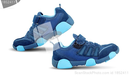 Image of Sneakers walking by themselves