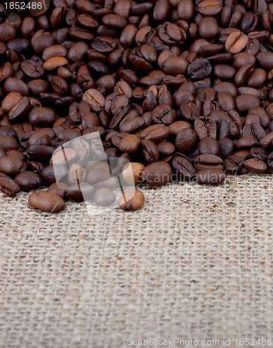 Image of Brown roasted coffee beans