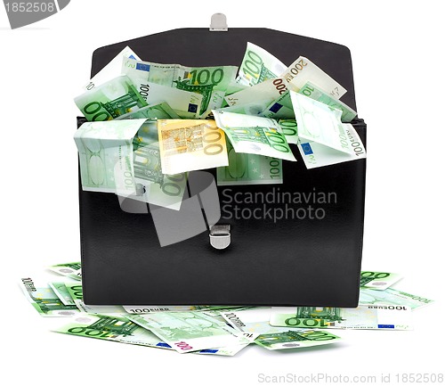 Image of Briefcase with money