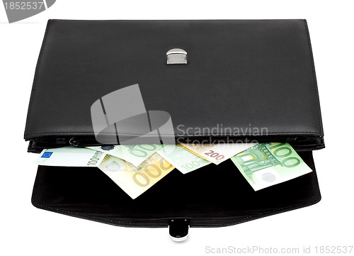 Image of Briefcase with money