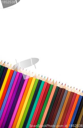 Image of Assortment of coloured pencils
